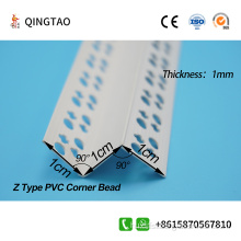 PVC Z Note Corner Protector testreszabása